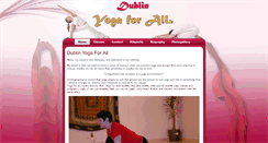 Desktop Screenshot of dublinyogaforall.ie